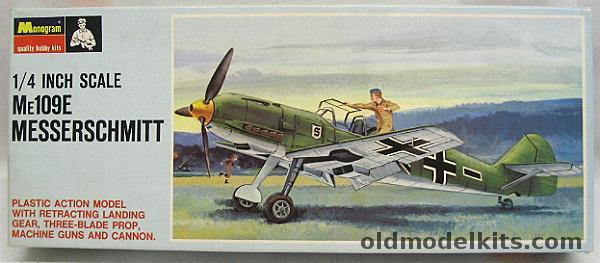 Monogram 1/48 Messerschmitt Me-109E, PA-74-100 plastic model kit
